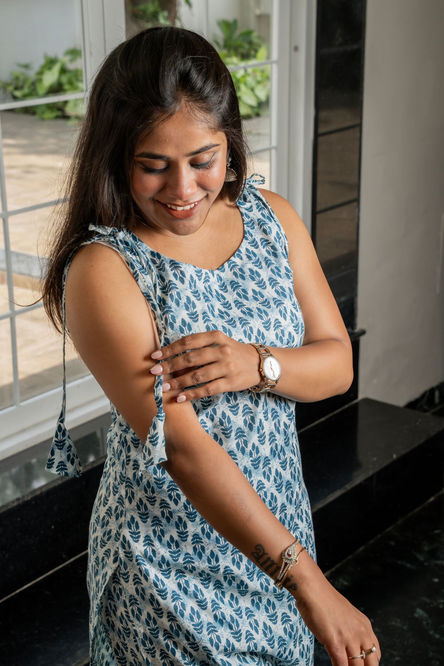 Neel-Buta Sleeveless Co-ord set