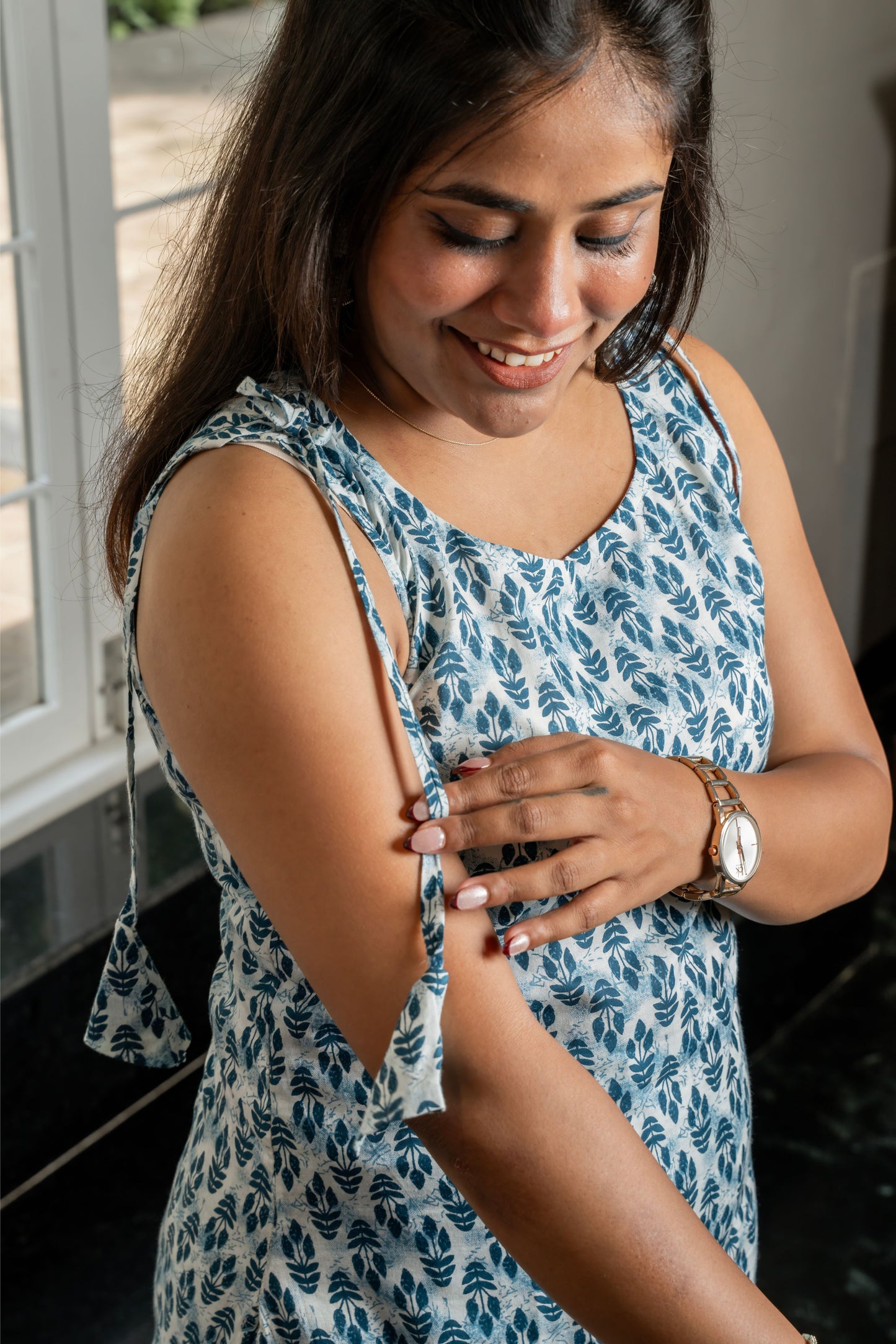 Neel-Buta Sleeveless Co-ord set