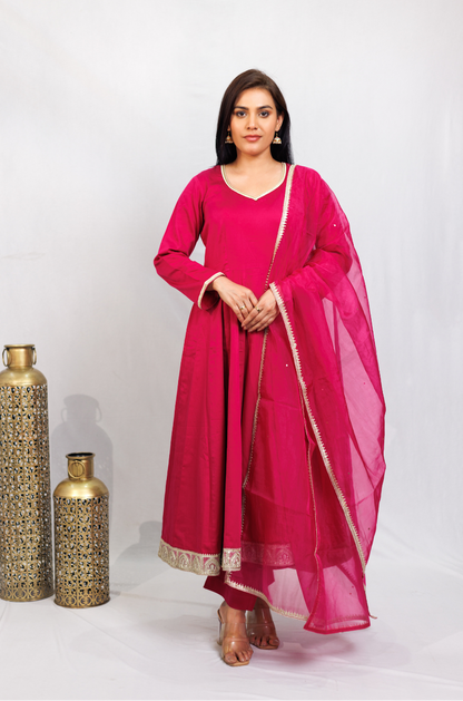 Noor-e-Chand Anarkali set