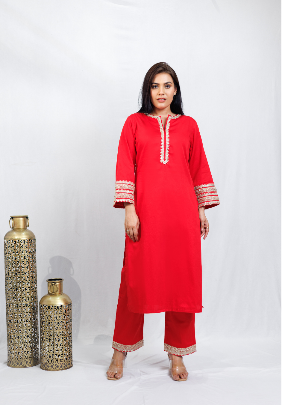 Sindoori Shringar Dupatta set