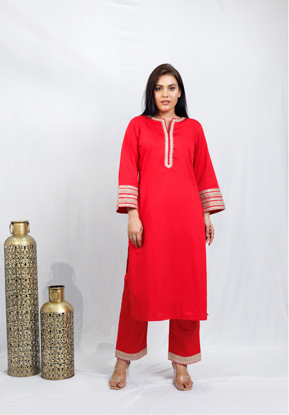 Sindoori Shringar Dupatta set