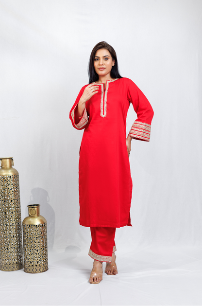 Sindoori Shringar Dupatta set