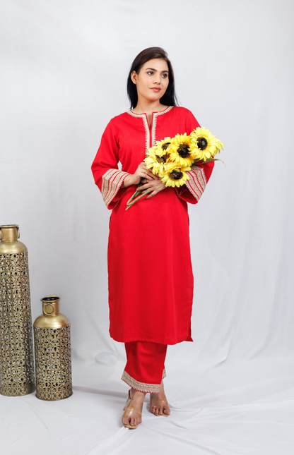 Mrignayani Organza Dupatta Suit Set