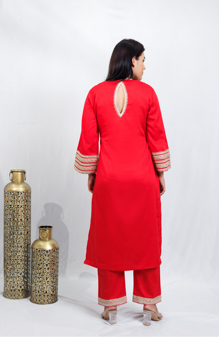 Sindoori Shringar Dupatta set