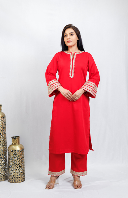 Mrignayani Organza Dupatta Suit Set