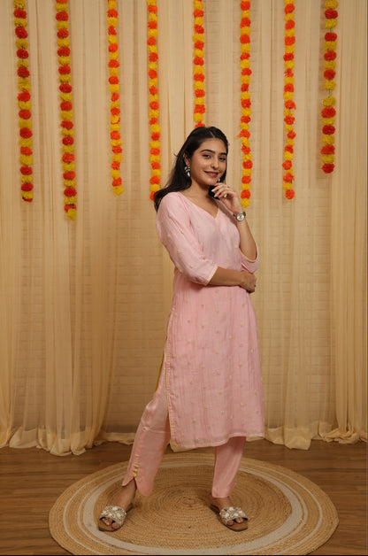 Iraaya Hand Worked Malai Chanderi Suits