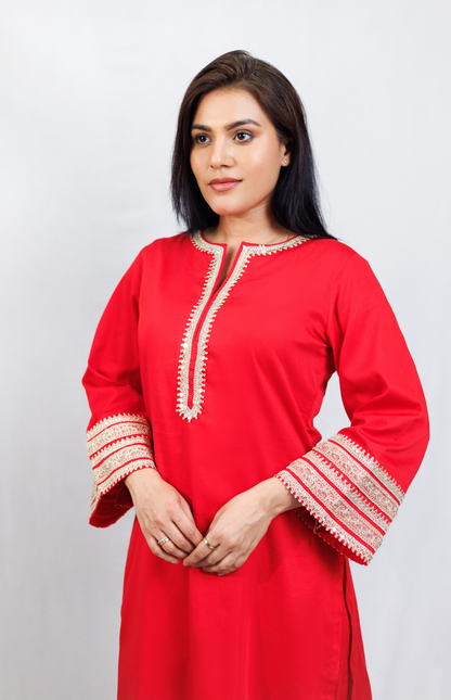 Mrignayani Organza Dupatta Suit Set