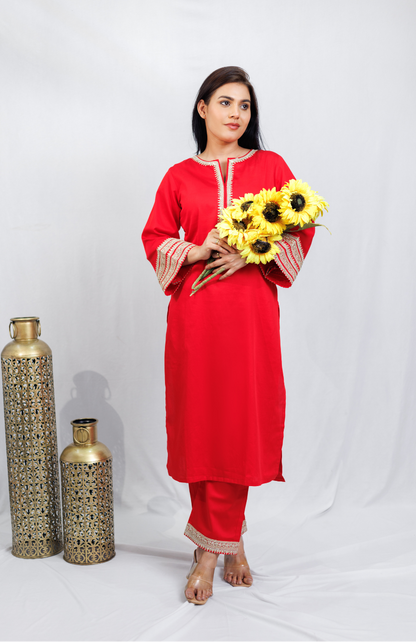 Sindoori Shringar Dupatta set
