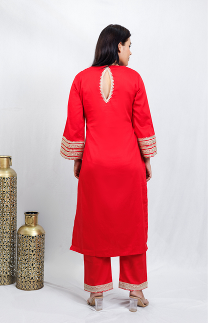 Mrignayani Organza Dupatta Suit Set