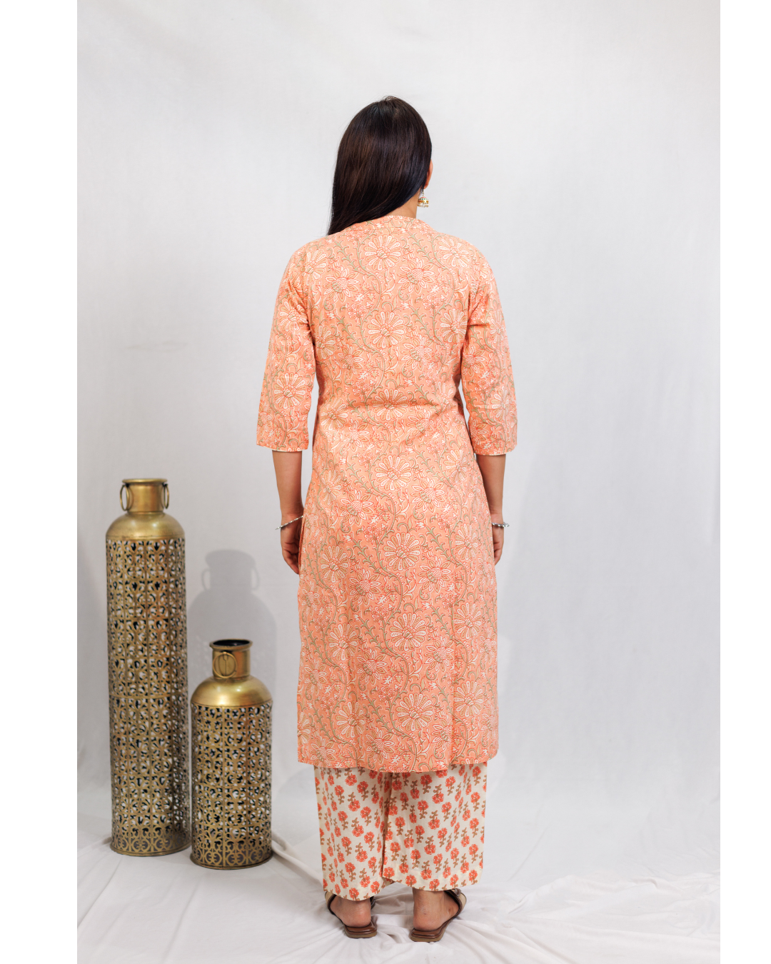 Peach Blossom kurta Set