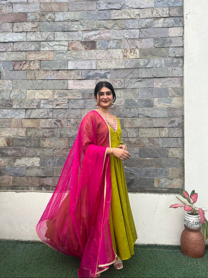 Mehfil Glow Anarkali Set