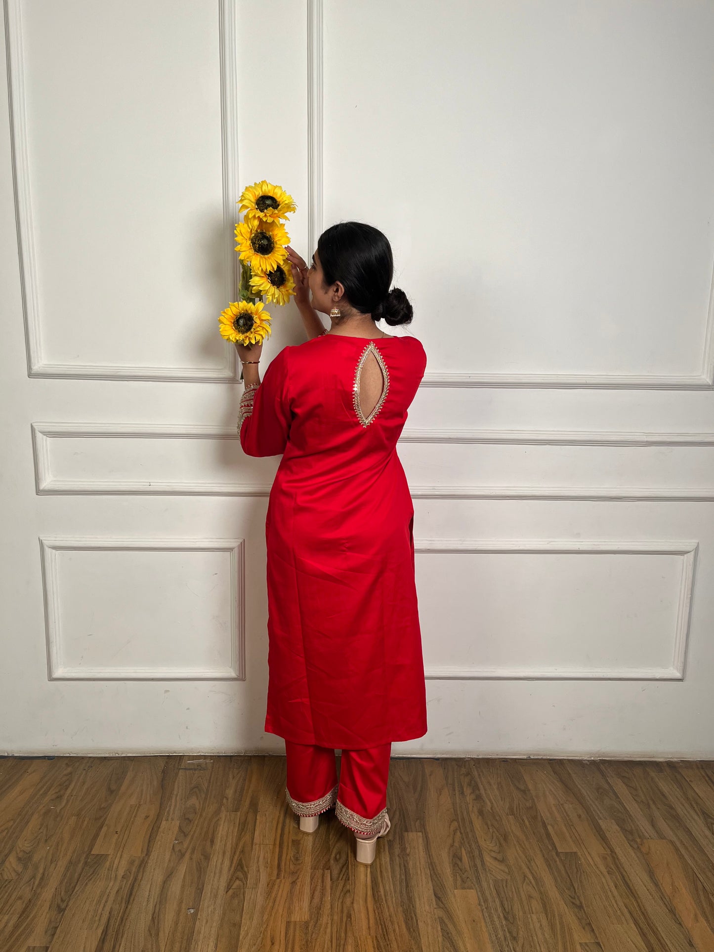 Sindoori Shringar 3 piece suit set