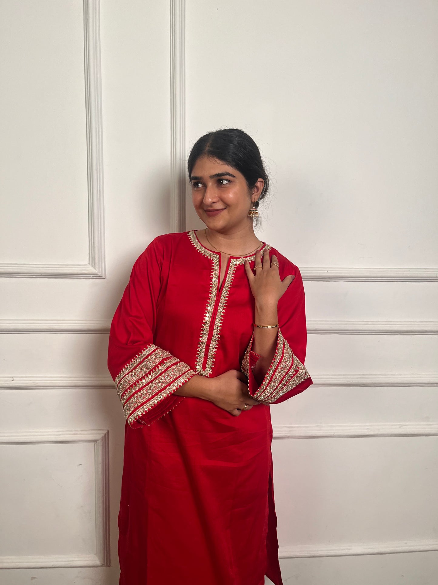 Sindoori Shringar 3 piece suit set