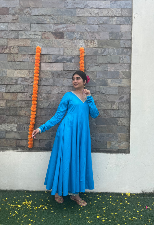 Leher Anarkali set