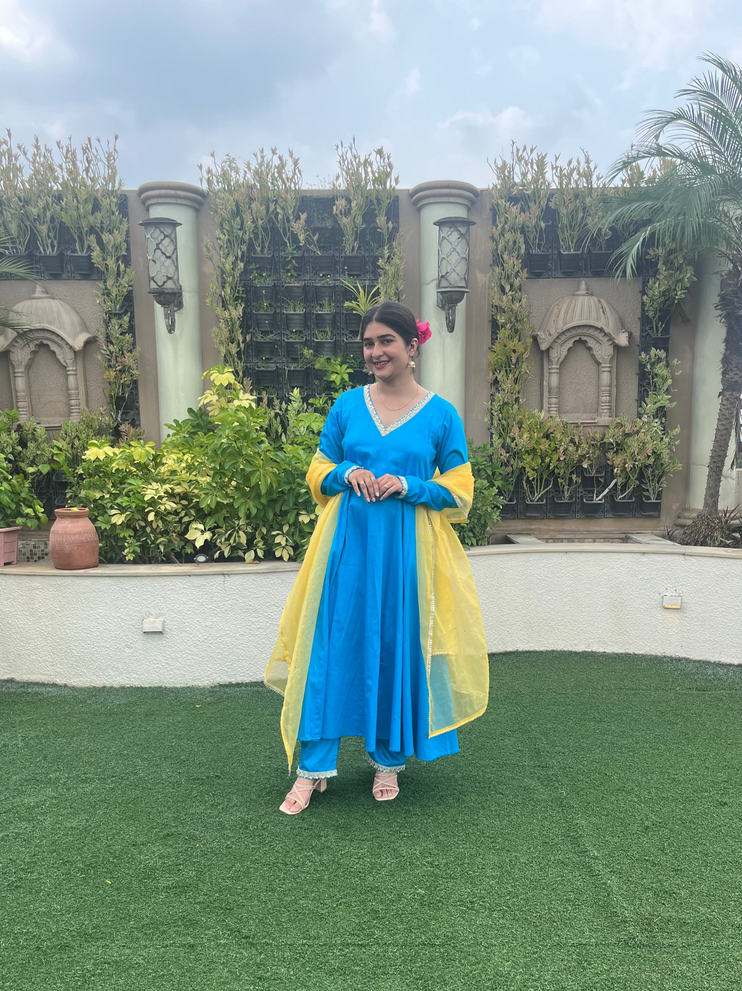 Leher Anarkali set