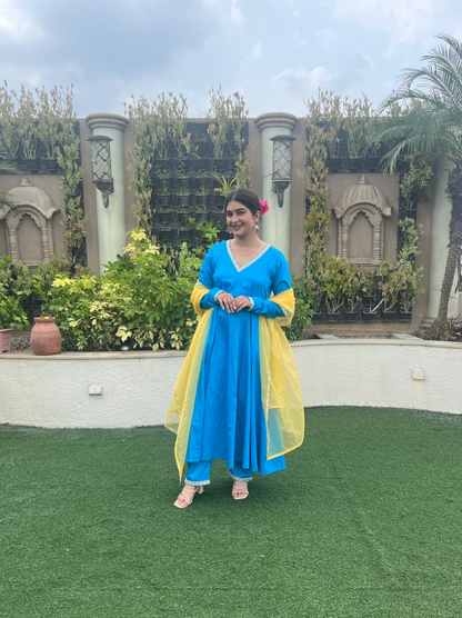 Leher Anarkali set