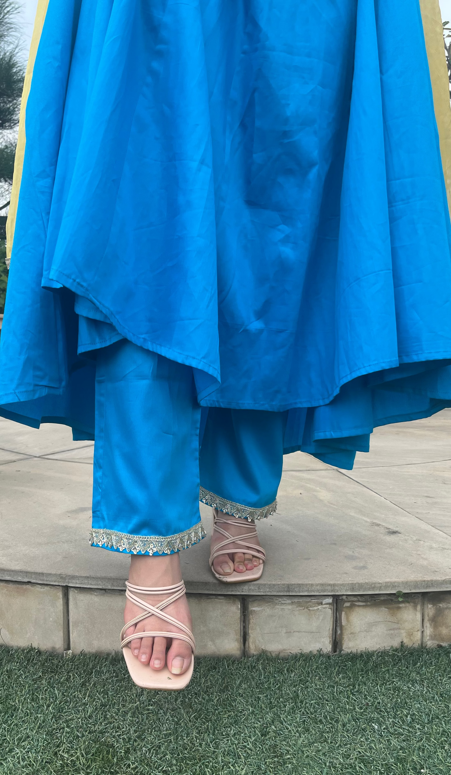 Leher Anarkali set