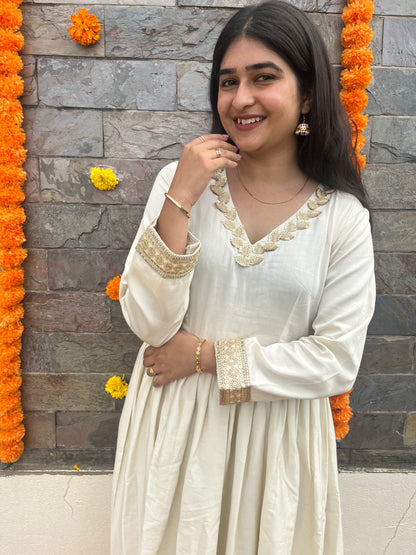 Inaayat 3 piece Anarkali Set