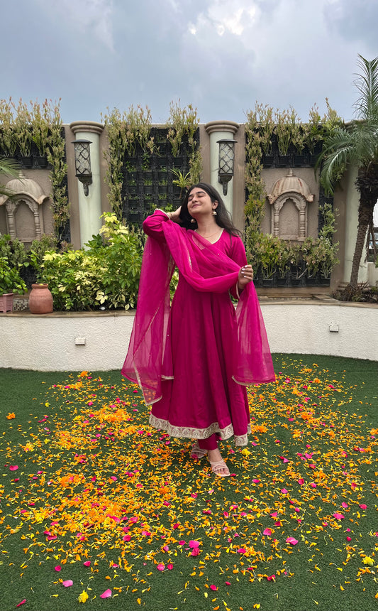 Noor-e-Chand Anarkali set