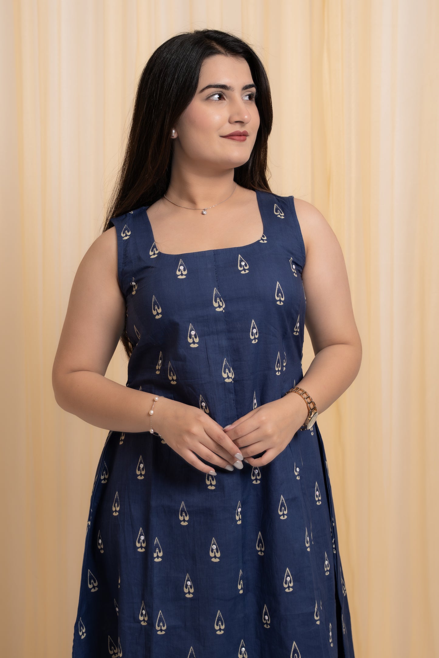 Aavira Hand Block Dress