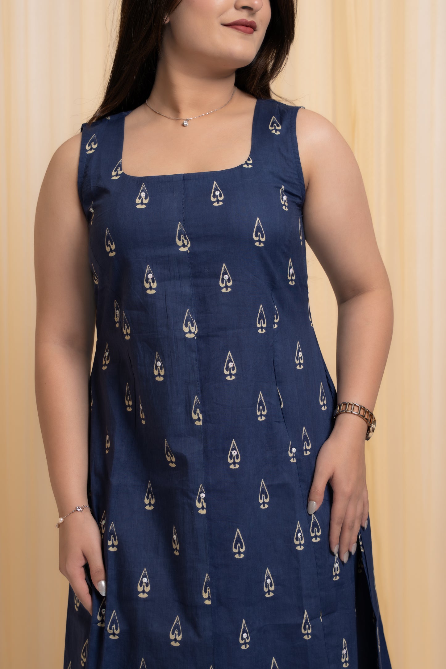 Aavira Hand Block Dress