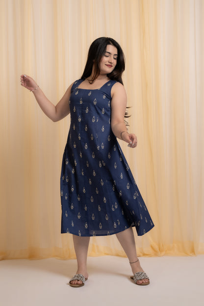 Aavira Hand Block Dress