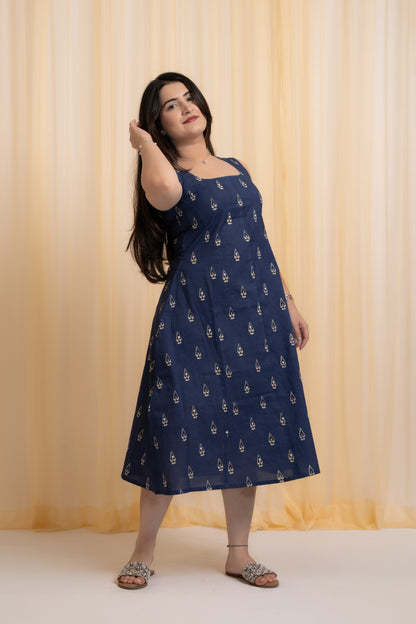 Aavira Hand Block Dress