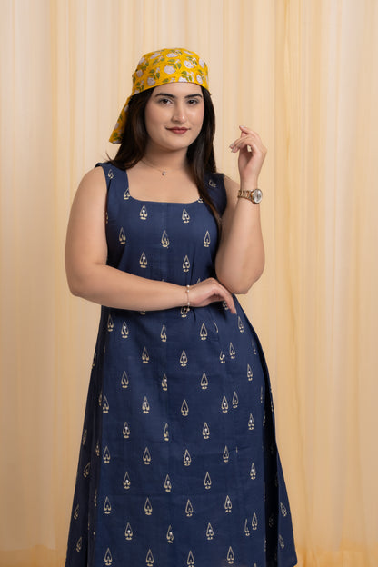Aavira Hand Block Dress