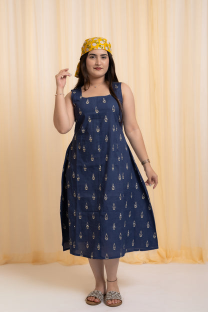 Aavira Hand Block Dress