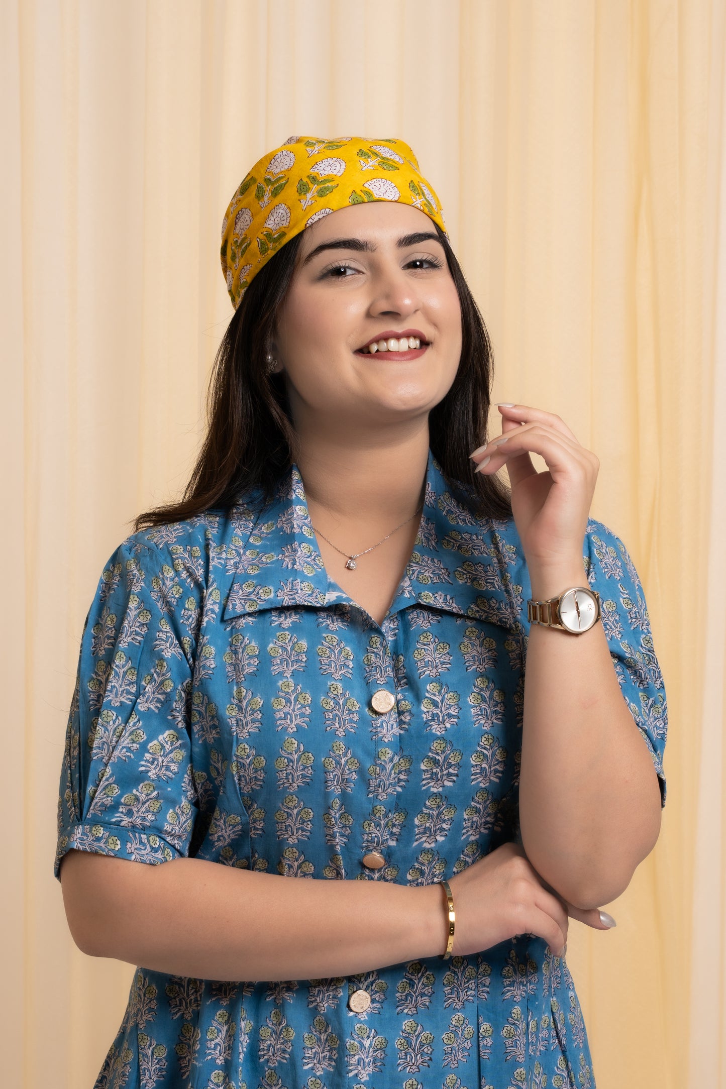 Niyara Hand Block Dress