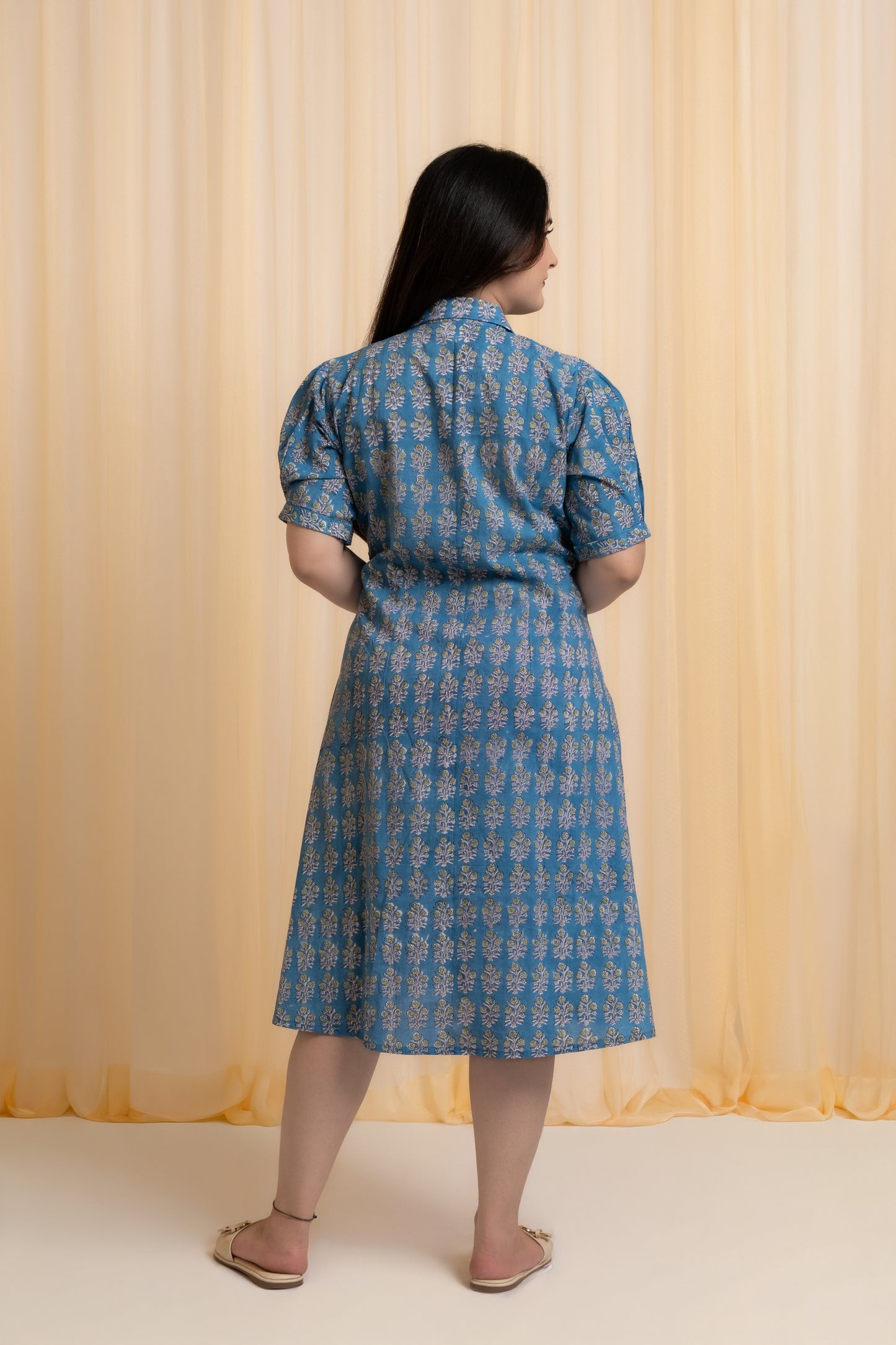 Niyara Hand Block Dress