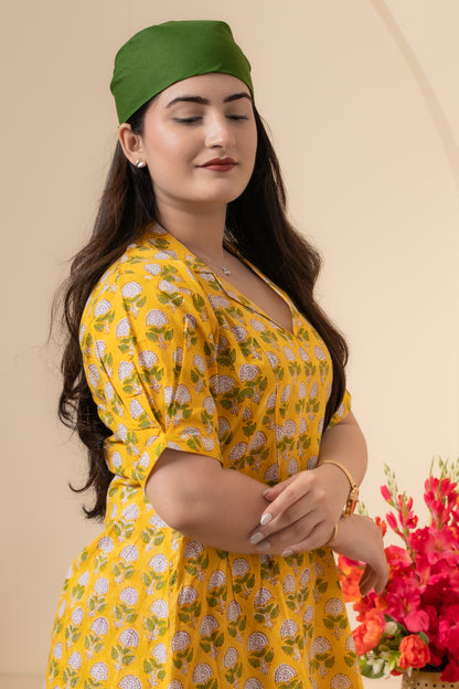 Meher Hand Block Print Dress