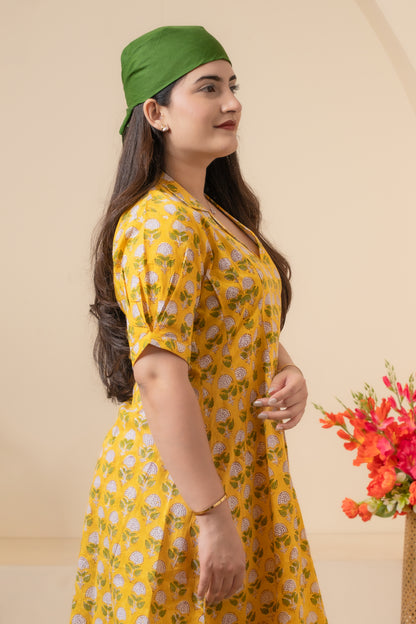 Meher Hand Block Print Dress