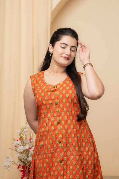 Solira Hand Block Print Dress