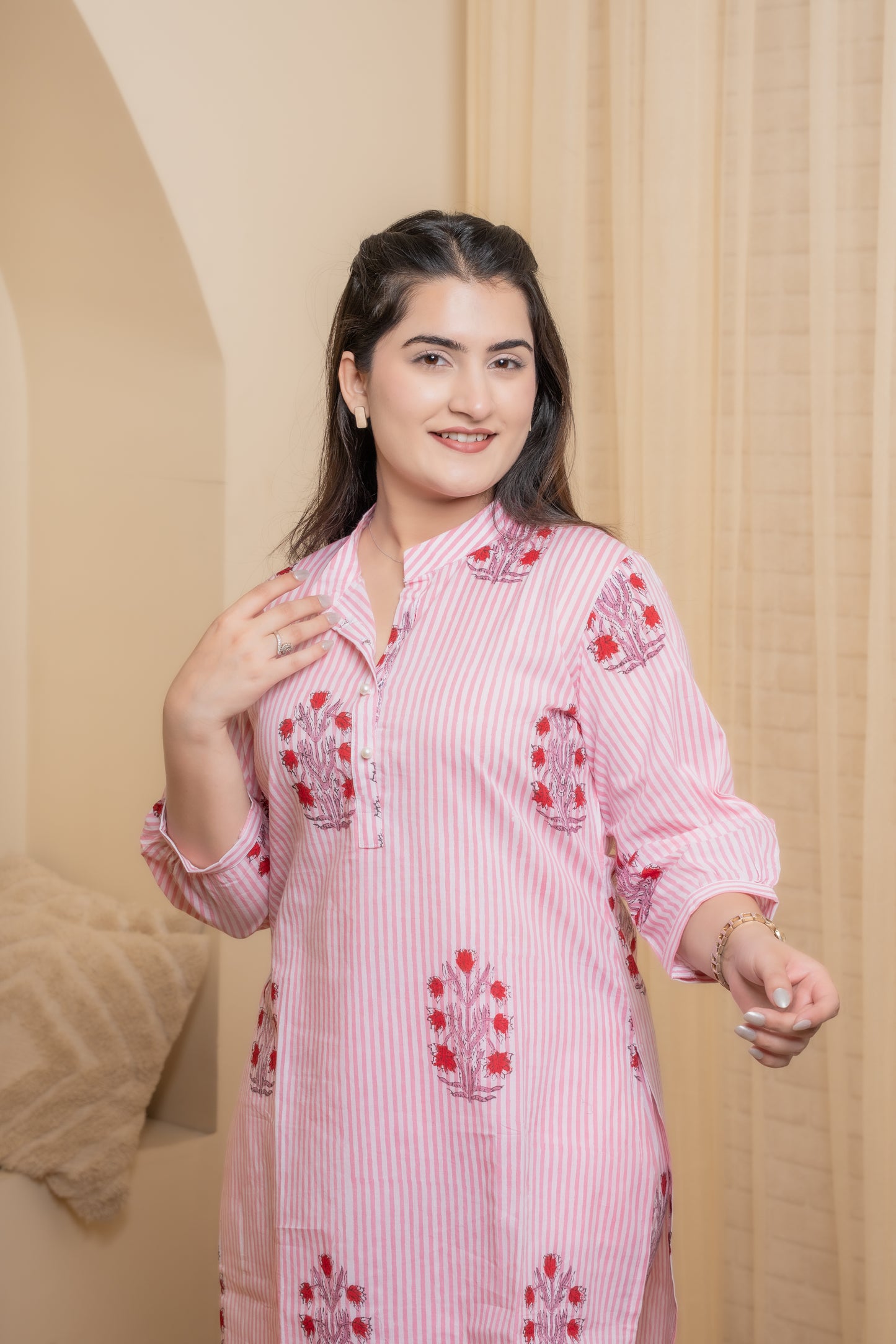 Amaya Hand Block Co-Ord set