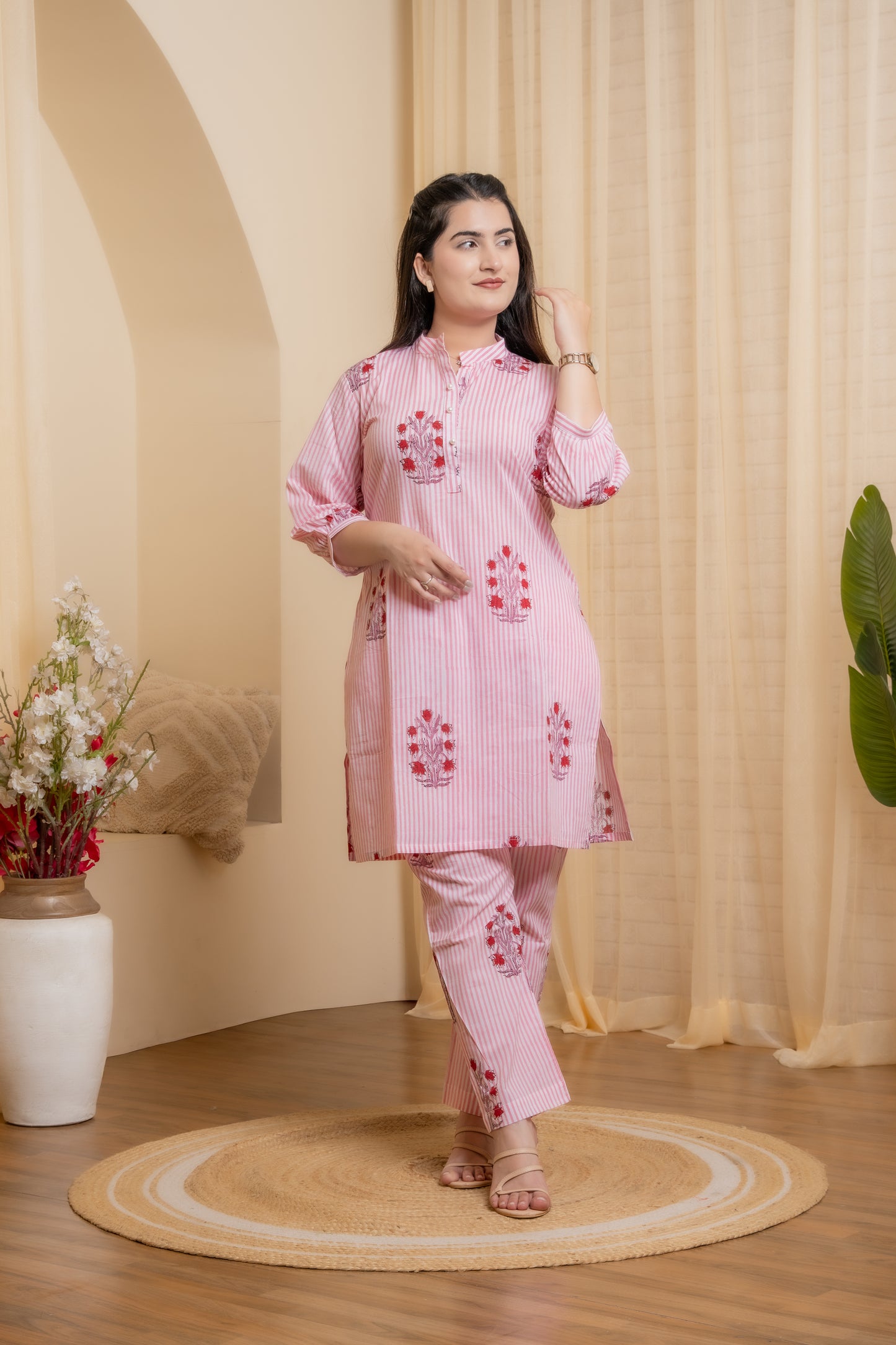 Amaya Hand Block Co-Ord set