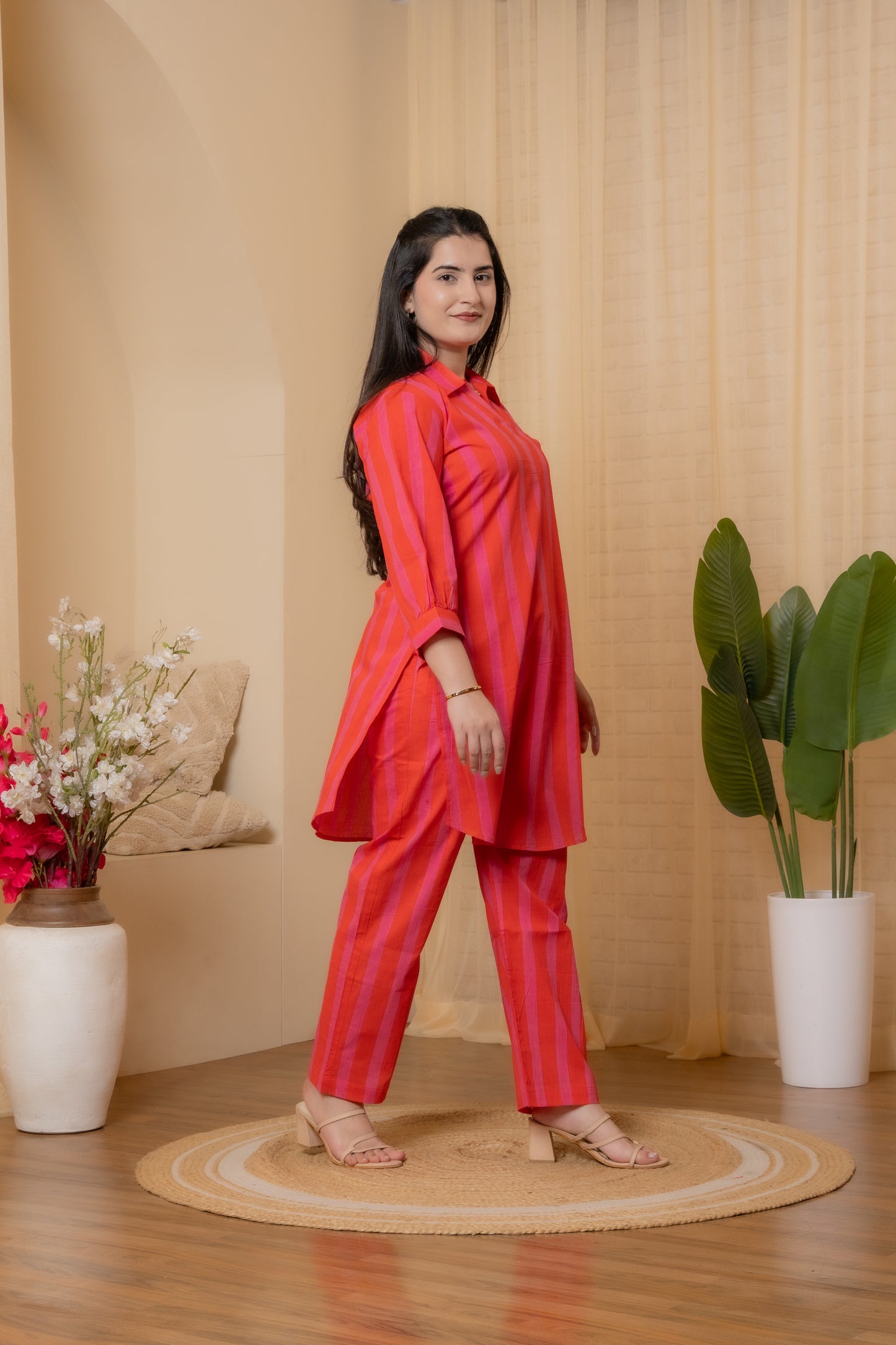 Ziya Hand Block Co-ord Set