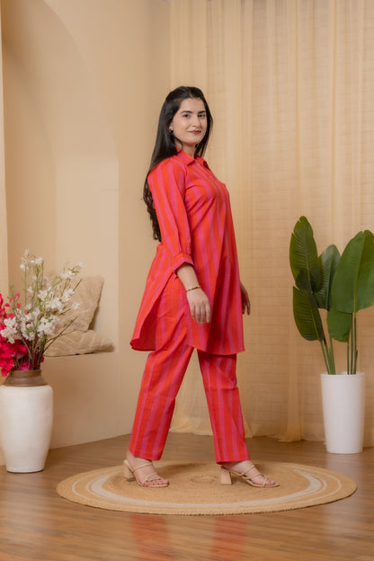 Ziya Hand Block Co-ord Set