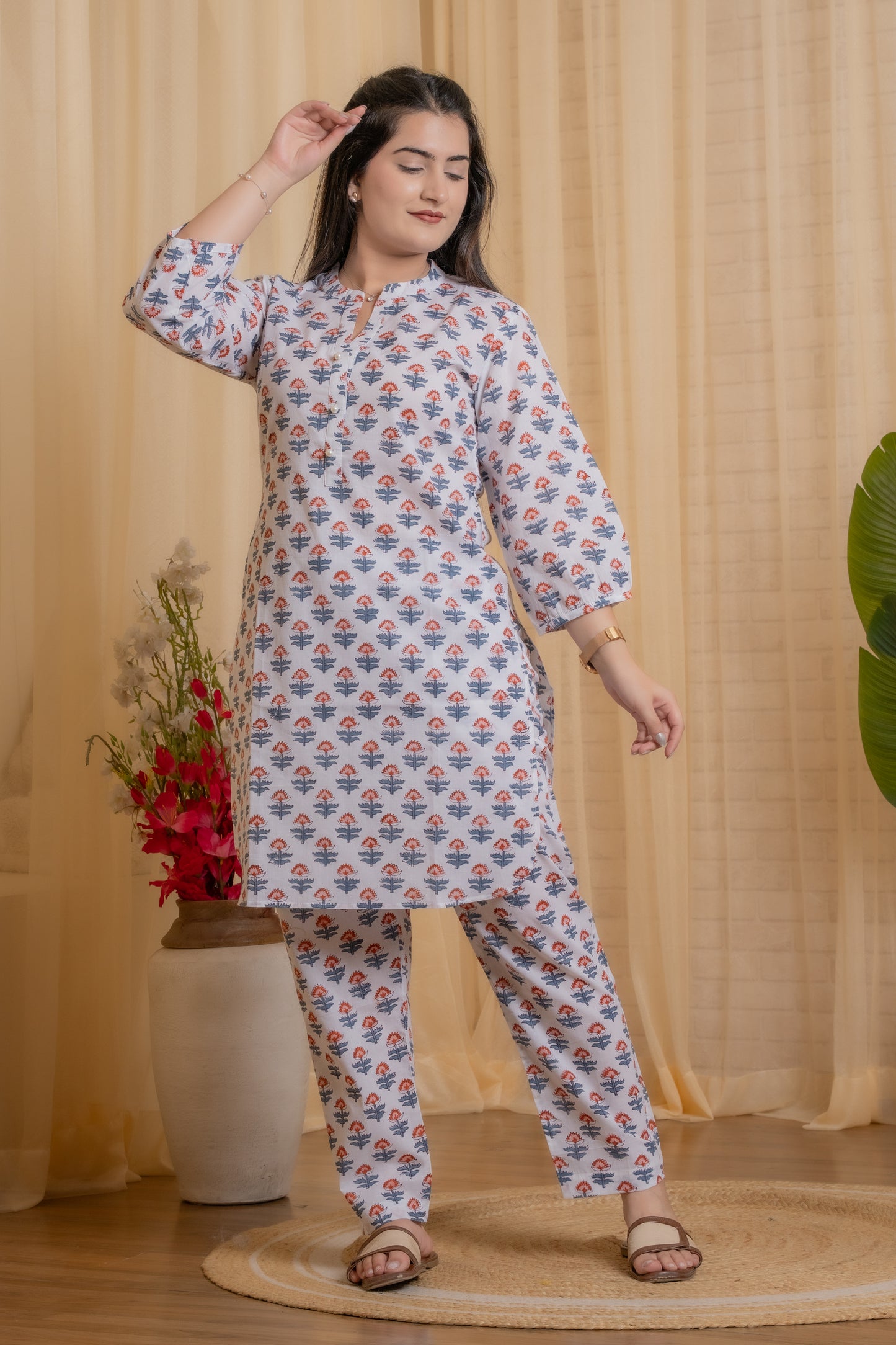 Seren Hand Block Co-ord Set