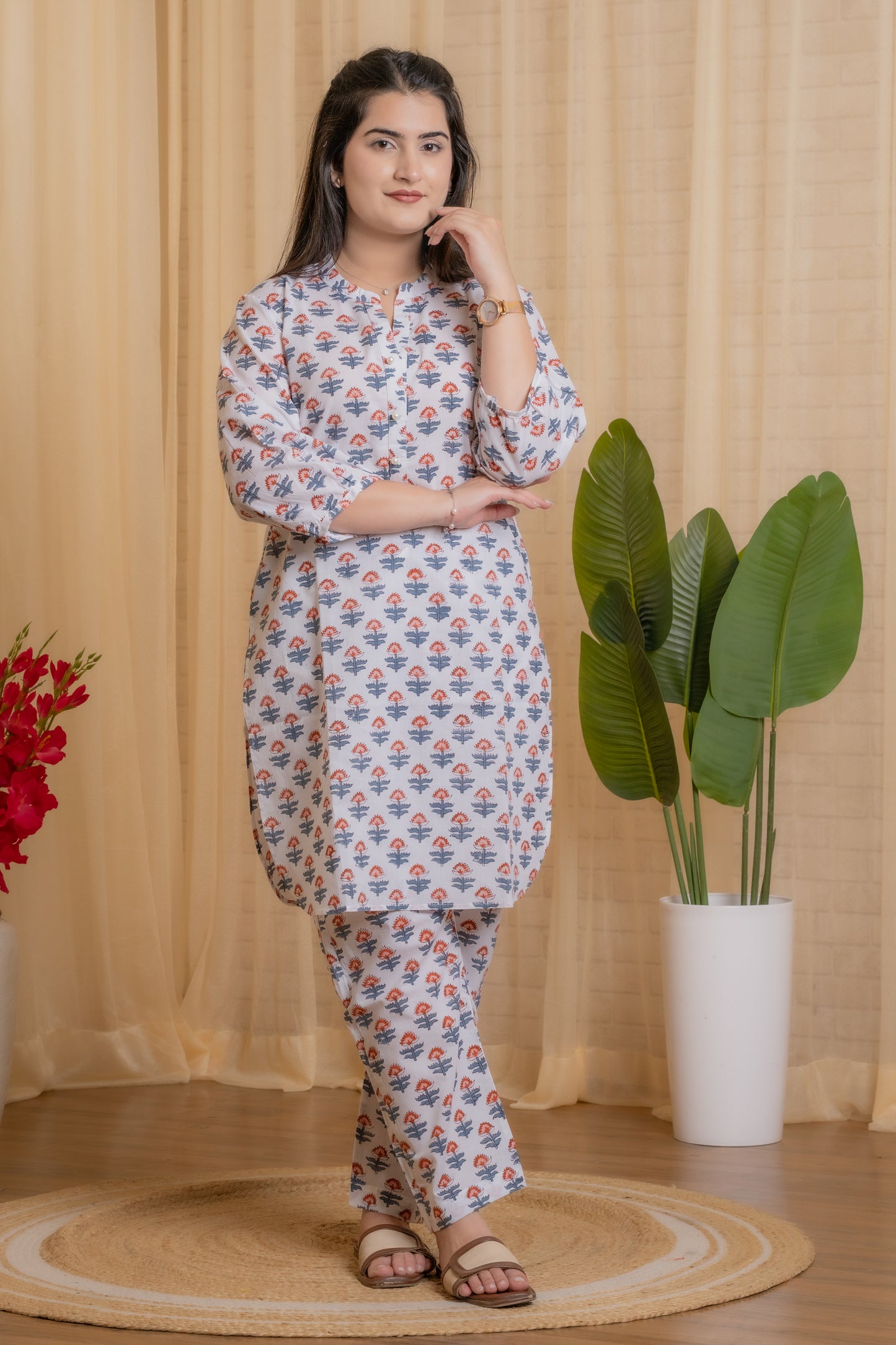Seren Hand Block Co-ord Set