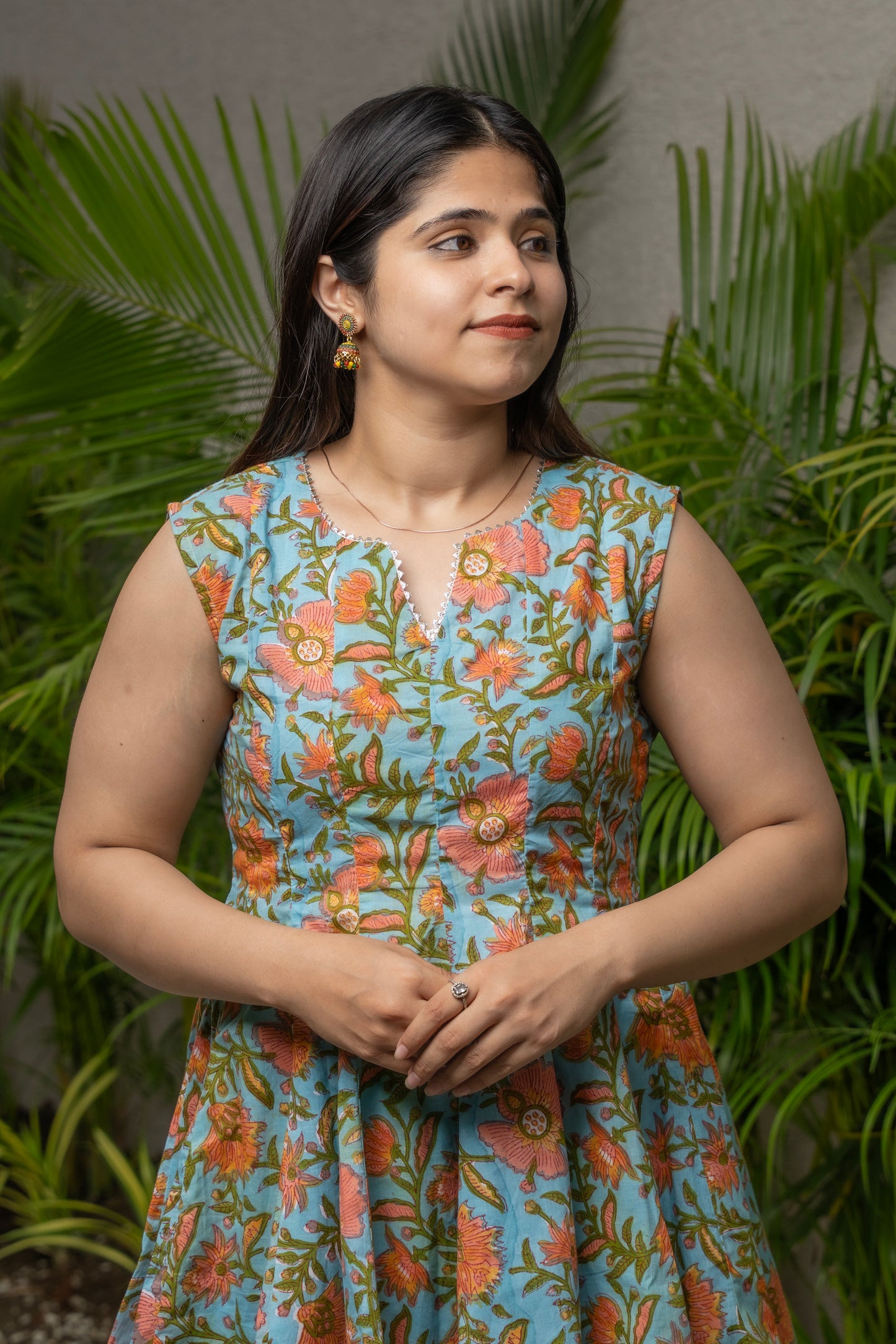 Chandani Handblock Print Sharara Set