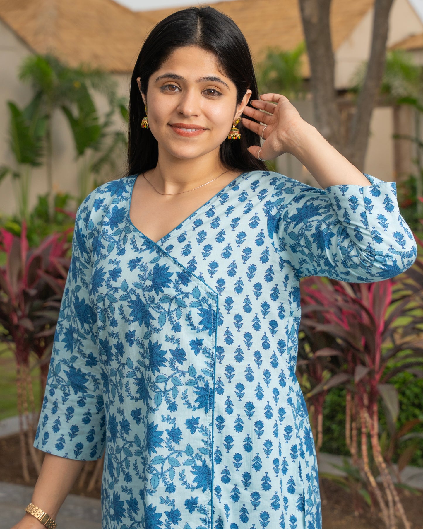 Neerja Angrakha Dupatta set