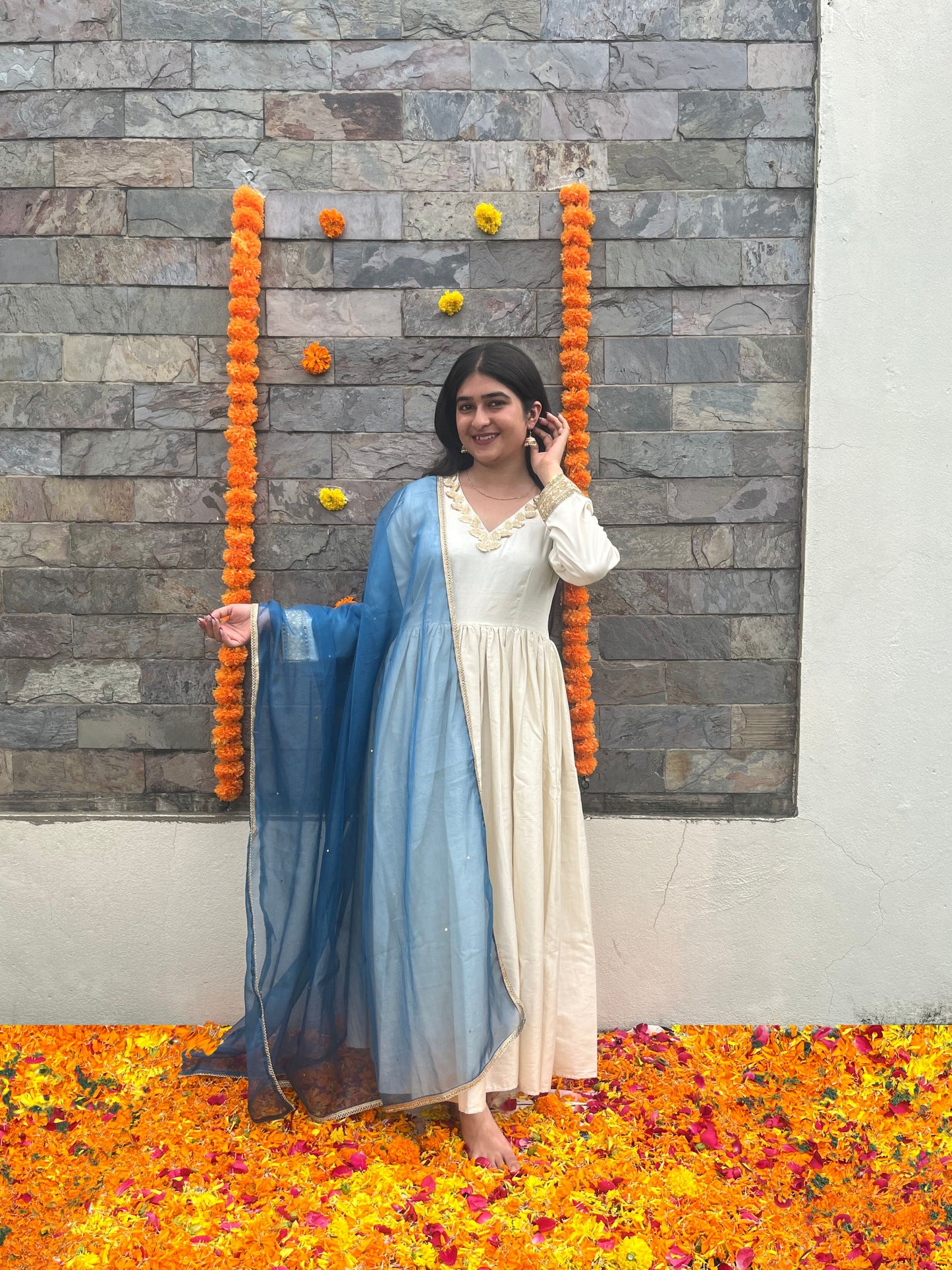 Inaayat 3 piece Anarkali Set