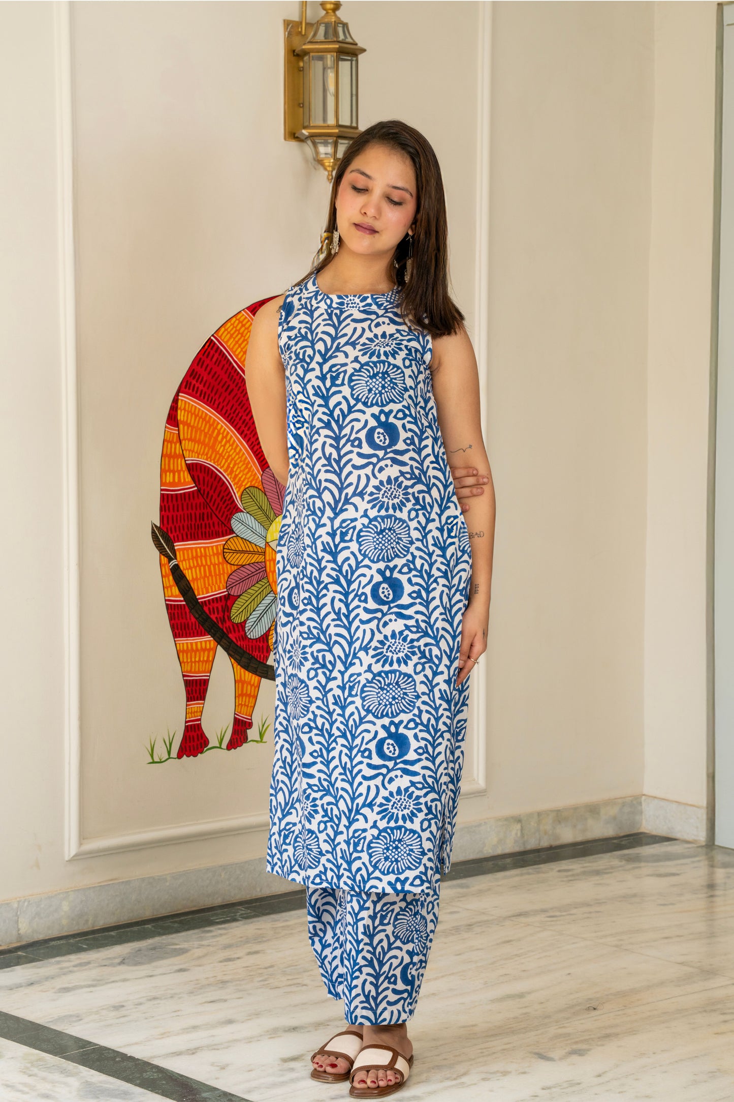 Neelika Halter neck Kurta set