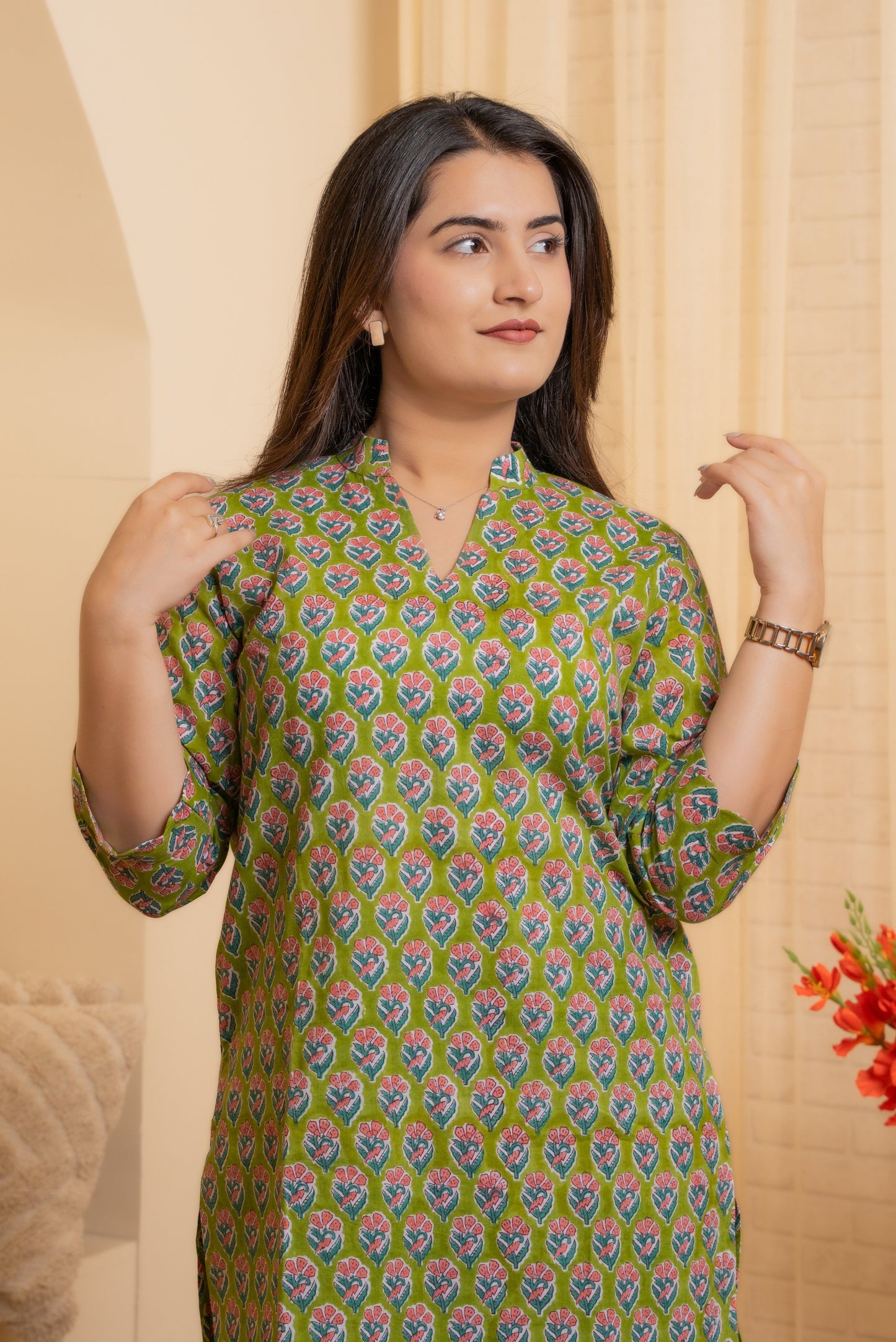 Aarna Hand Block Co-Ord Set