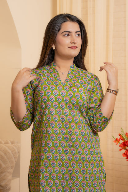 Aarna Hand Block Co-Ord Set