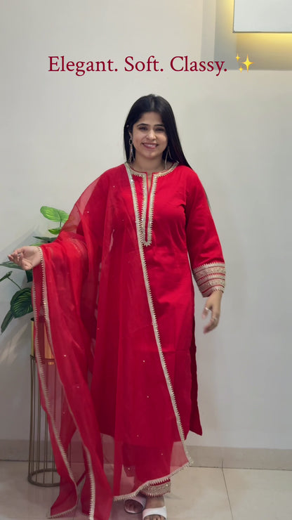 Sindoori Shringar suit set