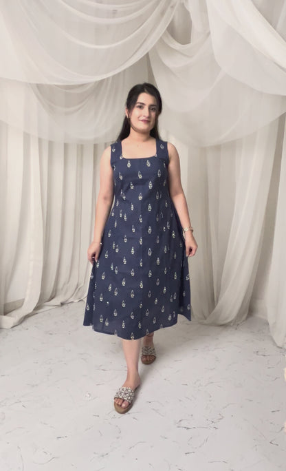 Aavira Hand Block Dress