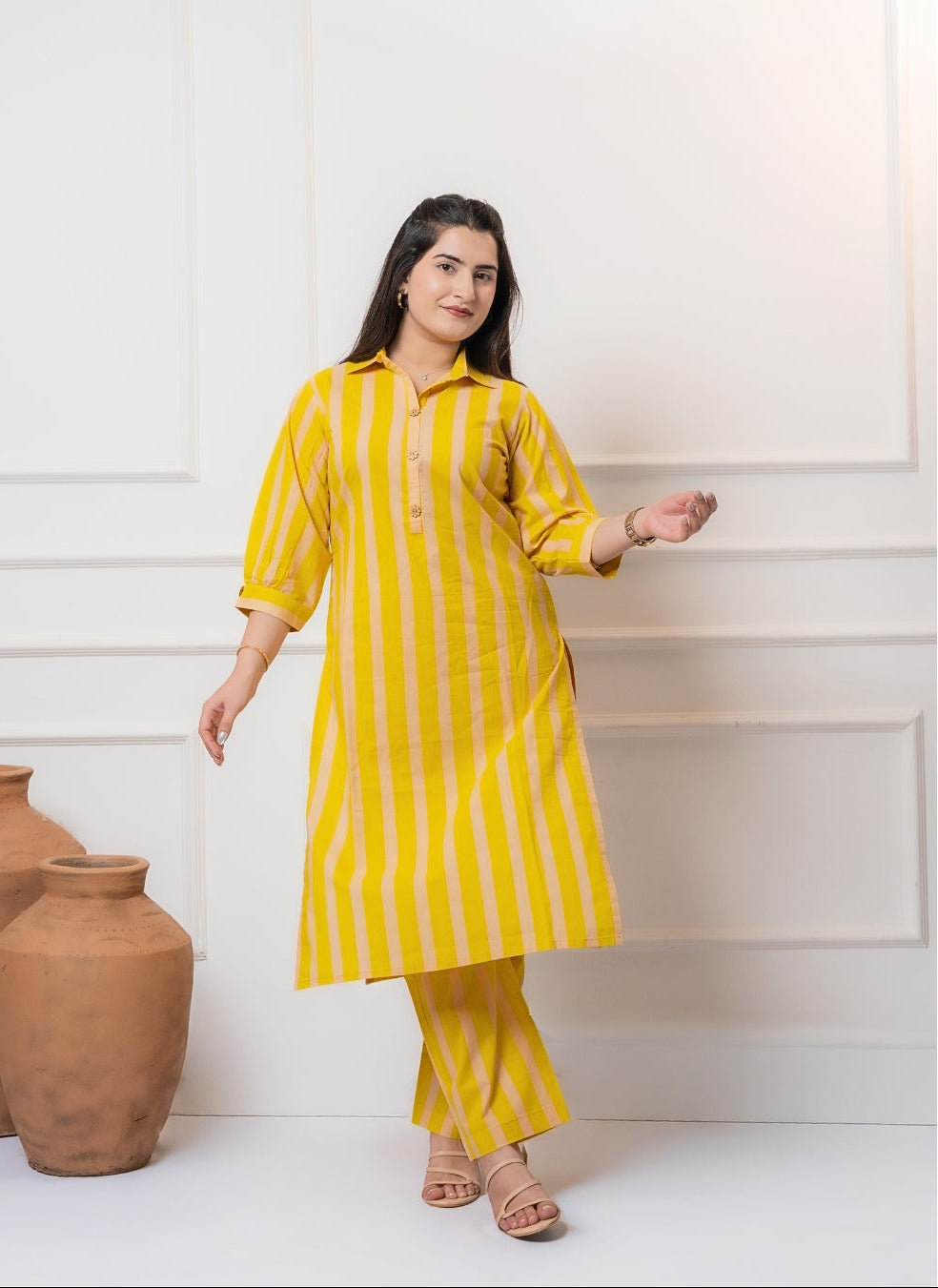 Lumira Hand  Block Kurta set