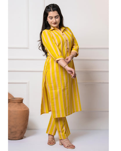 Lumira Hand  Block Kurta set